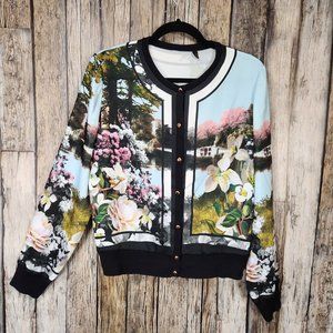 Ted Baker London Lizyaa Windermere Print Cardigan - S